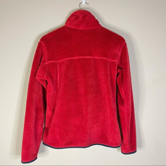 Patagonia | Women’s Re-Tool Snap Fuzzy Red Pullover Size: Medium - Picture 9 of 9